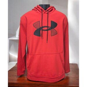 Under Armour Mens ColdGear Red Hoodie Large  NWOT